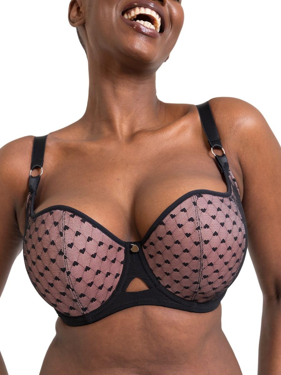 Curvy Kate Women's Multi Boost Heartbreaker Padded Balcony Bra Lingerie 32J