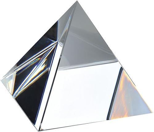 Miniatura 1 de Amlong Crystal Clear Crystal Pyramid 4 inch with Gift Box