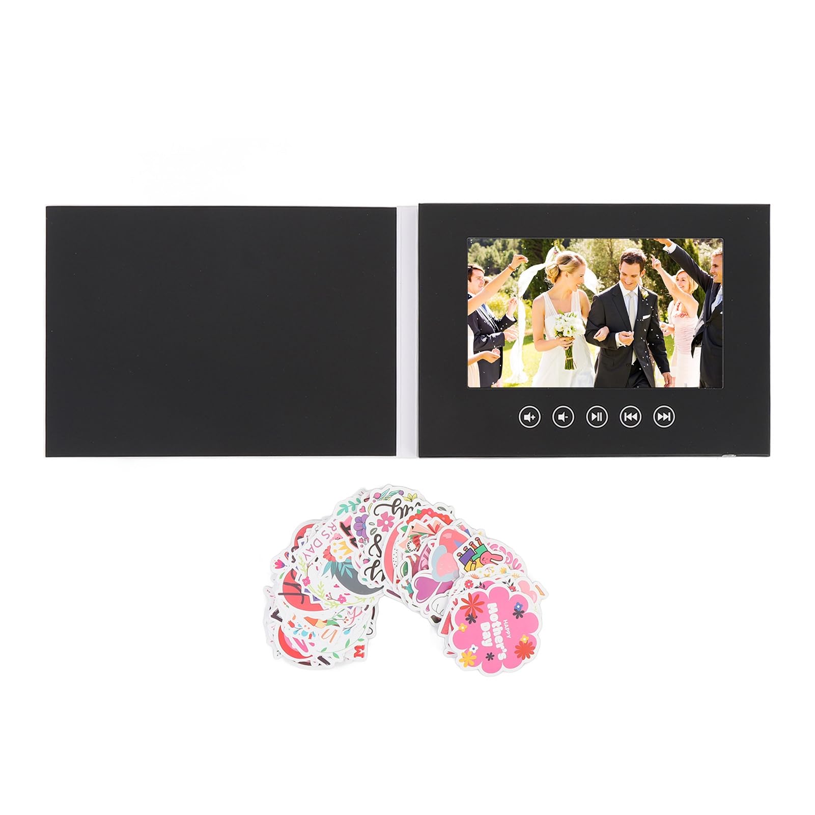 Brochure vidéo électronique Hanash avec écran LCD 720P pour communication d'entreprise