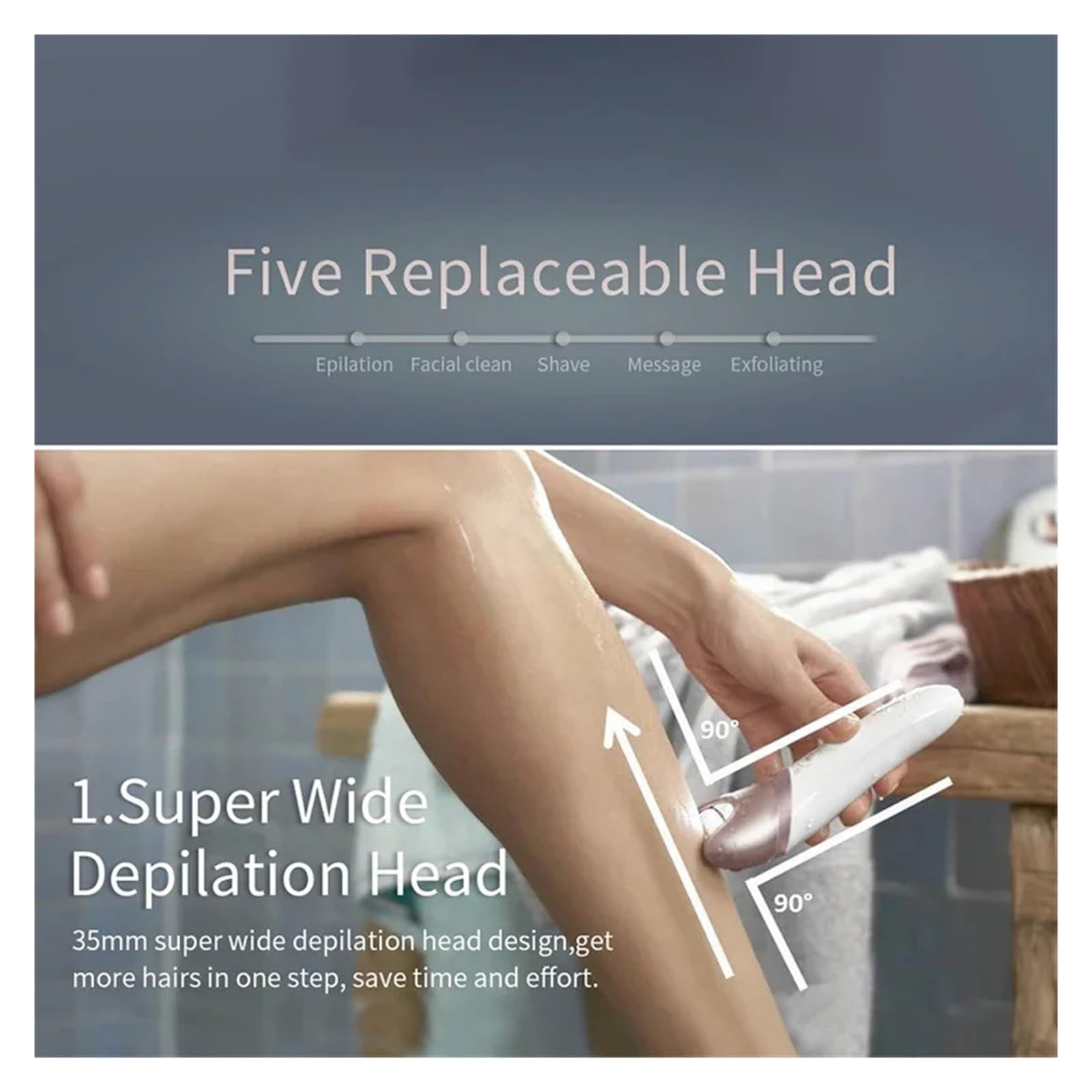 Accesorios de repuesto, piezas de cabezal for depiladora gm-7003 km-8001, etc., no aptas, compatibles con Philips,(Epilator head)