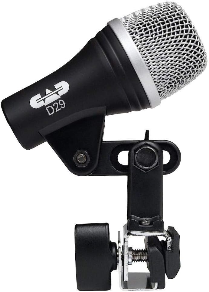 CAD Audio 4-piece Drum Microphone Pack - (2) D29, D19 & D10 + XLR Mic Cable XLR-M to XLR-F