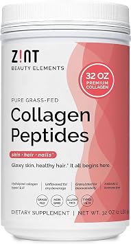 Zint Pure Grass-Fed Collagen Peptides, Unflavored, 32 oz 907 g