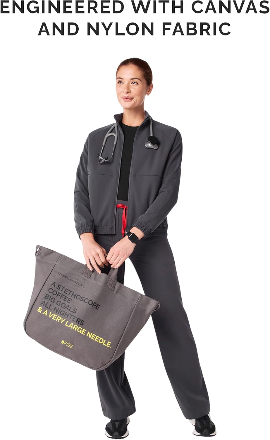 Grey Tote - Canvas