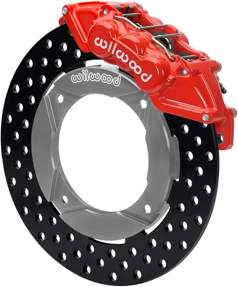 WILWOOD 14016630DR UTV FRONT BIG BRAKE KIT WITH UTV6 RED