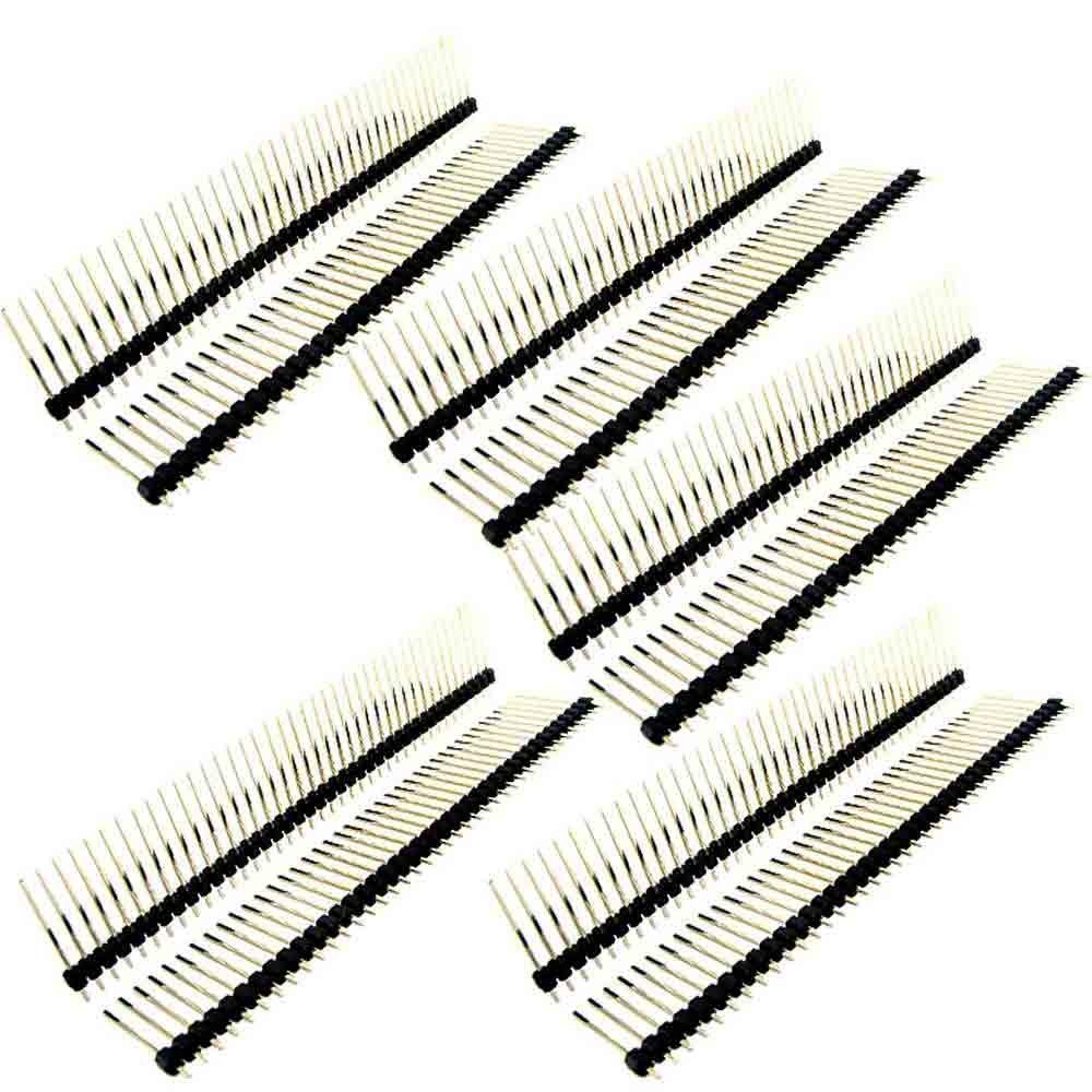 INVENTO 10 Pcs 2.54mm Pitch 40-Pin 19mm Length Single Row Straight Connector Pin Header Strip for Prototype Shield (B07QYGTM8X) Amazon Price History, Amazon Price Tracker