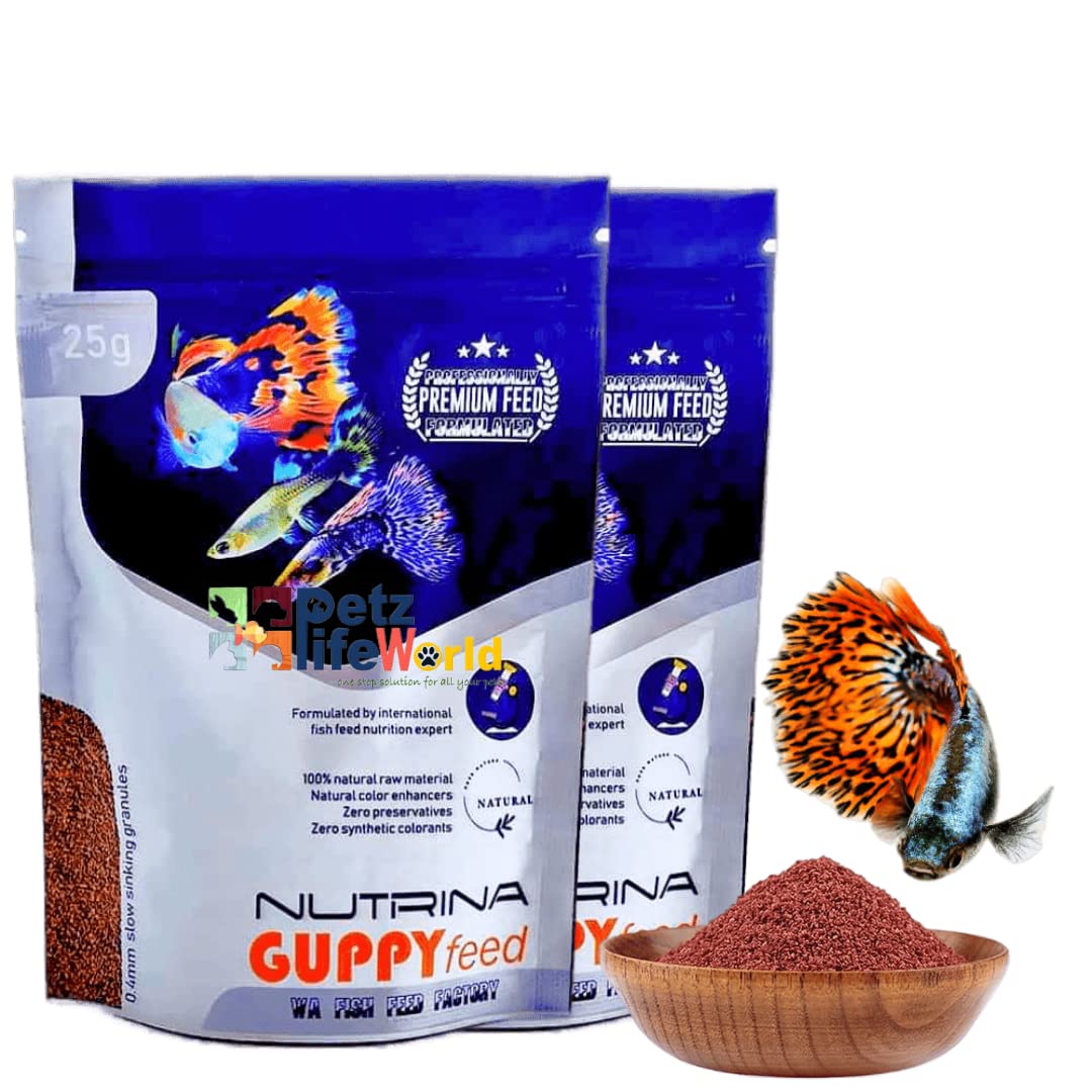 See full amazon price history chart for VAYINATO® WA Nutrina Guppy Slow Sinking Granules Fish Food, 25G (Pack of 2) by Petzlifeworld VAYINATO® WA Nutrina Guppy Slow Sinking Granules Fish Food, 25G (Pack of 2) by Petzlifeworld (B0BT7HTH5Q) Amazon Price History, Amazon Price Tracker