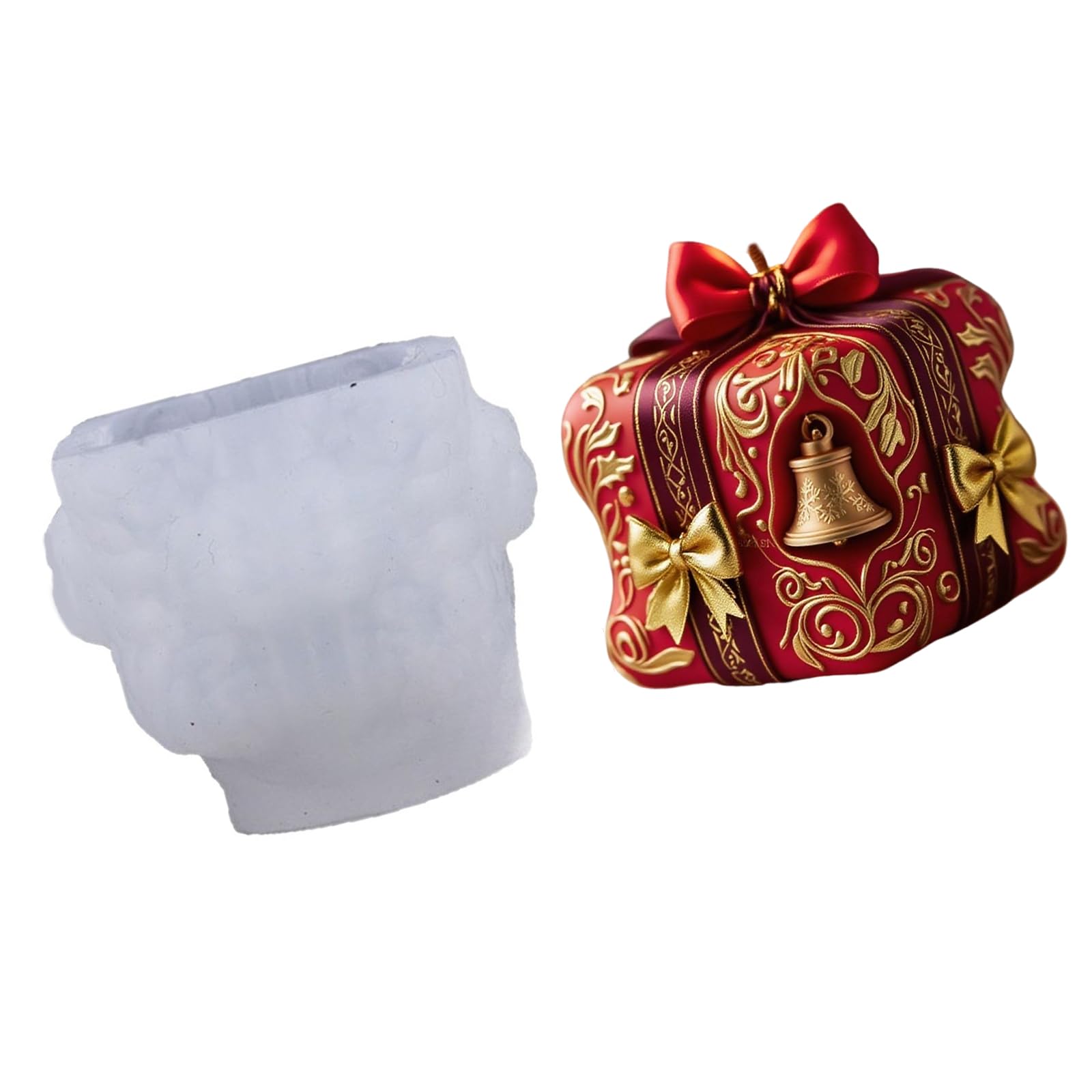 Kalttoy Box Silicone Mold Easy Demolding Holiday Silicone for Making Soap Holiday Making Mold