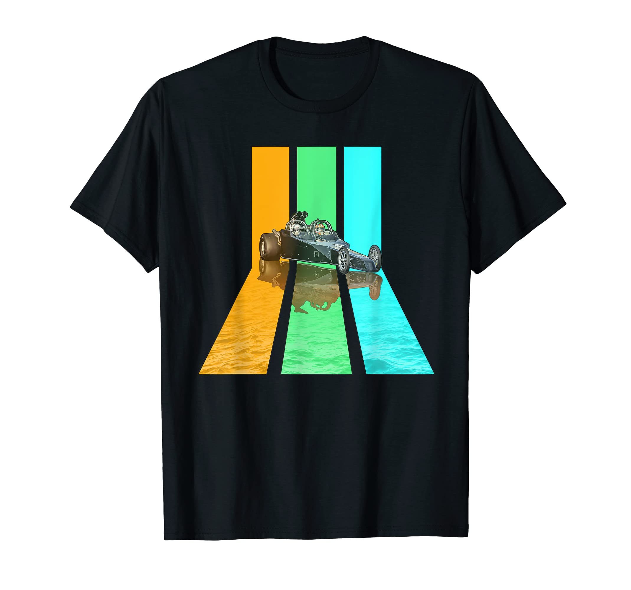 Retro 80s Vintage Style Drag Racing T-Shirt