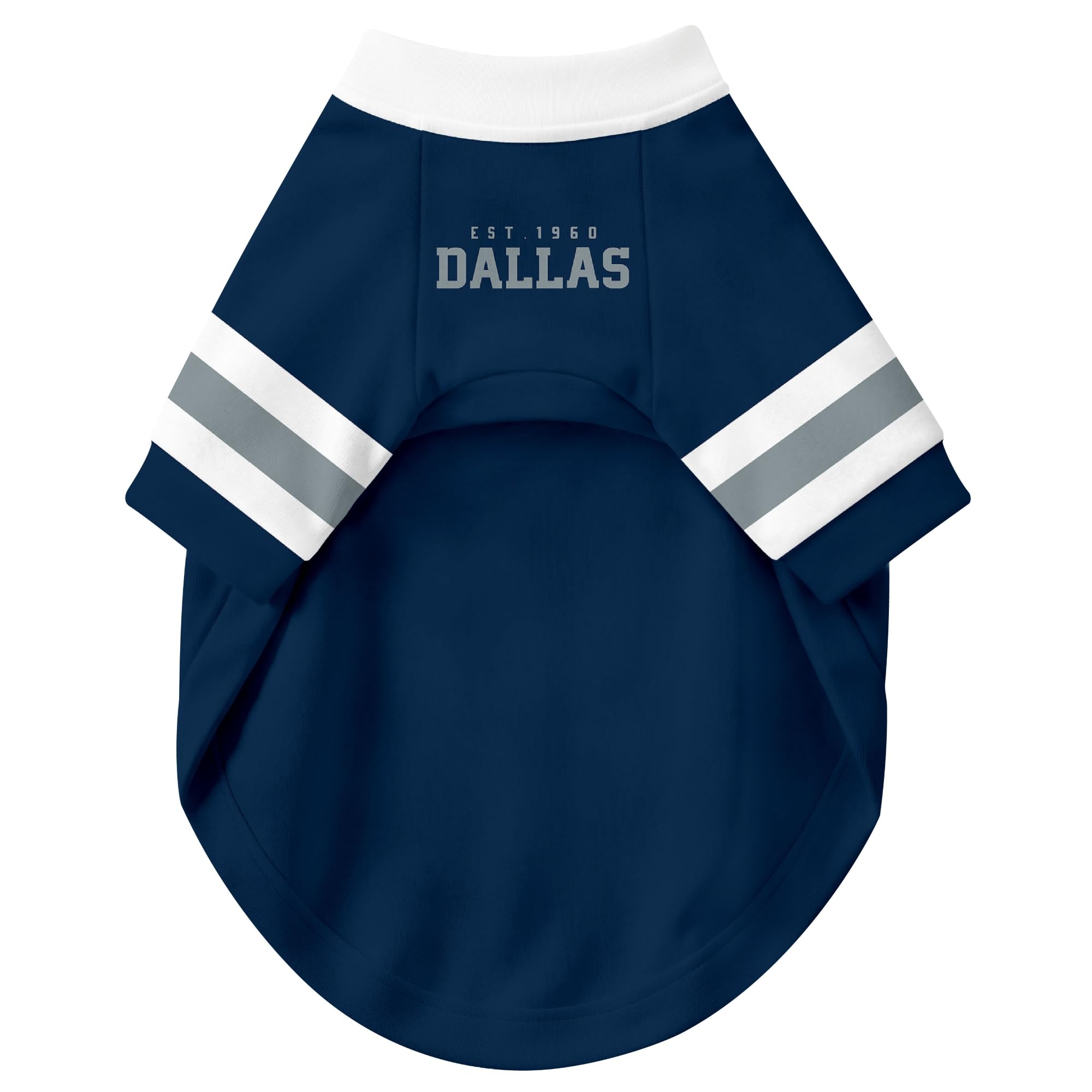 Dallas Dog Clothes Jersey Style Personalized Pet T Shirt with Custom Name Number for Small Medium Large Dogs - 3