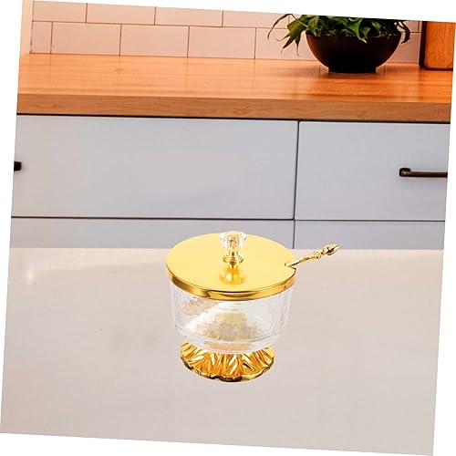 Miniatura 5 de Dispensador de vidrio para decoración de café, recipientes de café, tarro de condimento de vidrio, recipiente de condimentos de vidrio, contenedor