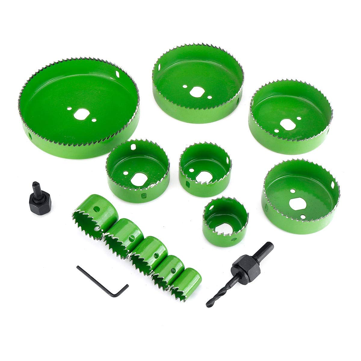 Kit scie cloche 19-127mm en acier robuste pour perçage net sans bavure