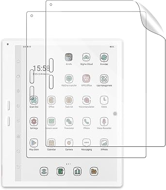 2Pack Matte Screen Protector for Bigme B10 Tablet 10.3inch Matte Anti-Glare PET Film, Anti-Fingerprint,Scratch-Resistant,High Touch Sensitivity for Drawing