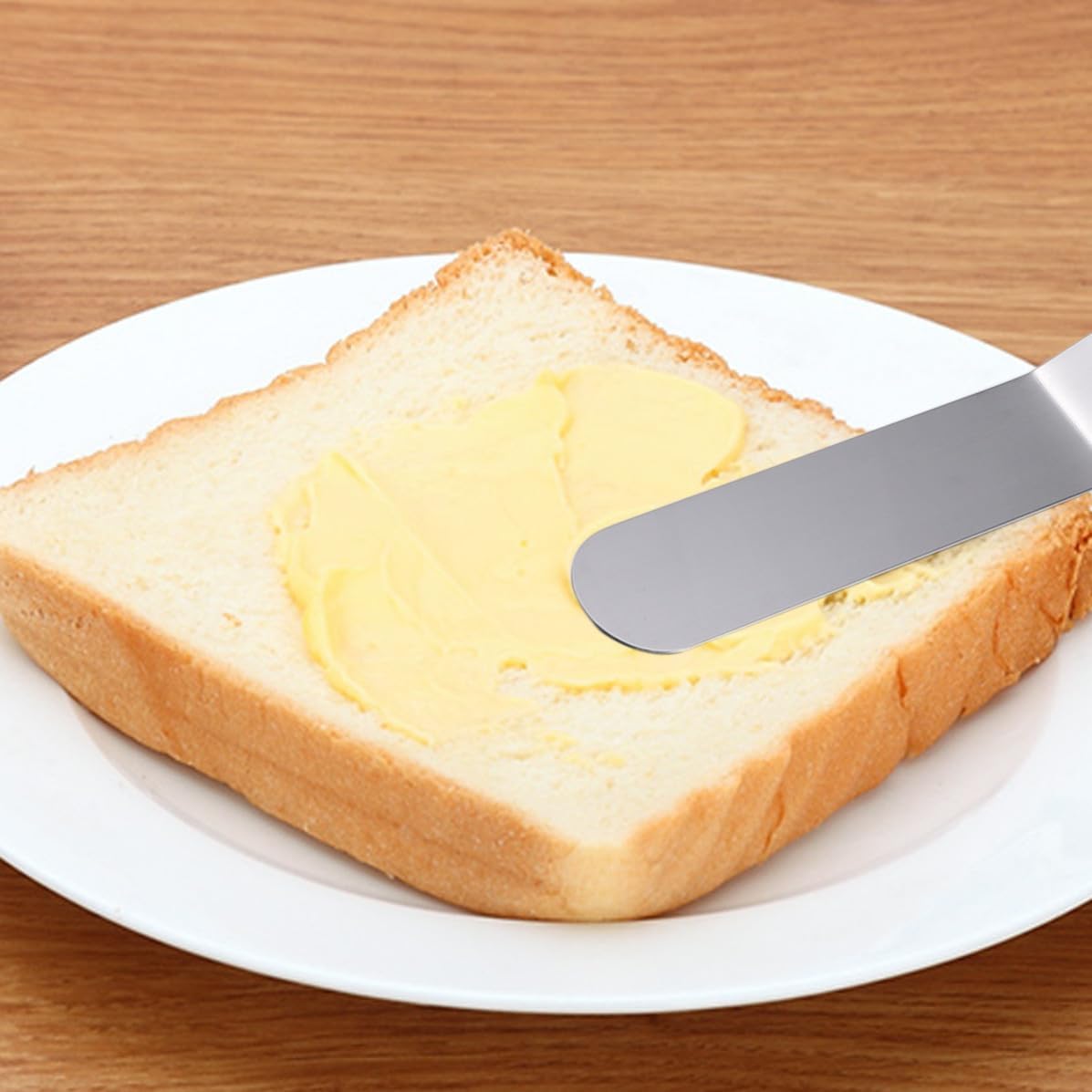 Cream Spatula Inch Stainless Steel Redwood Handle for Cake Decoration
