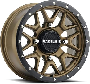 AWC Raceline Krank Wheel - 14x7-5+2 Offset - 4/156 - Black/Bronze