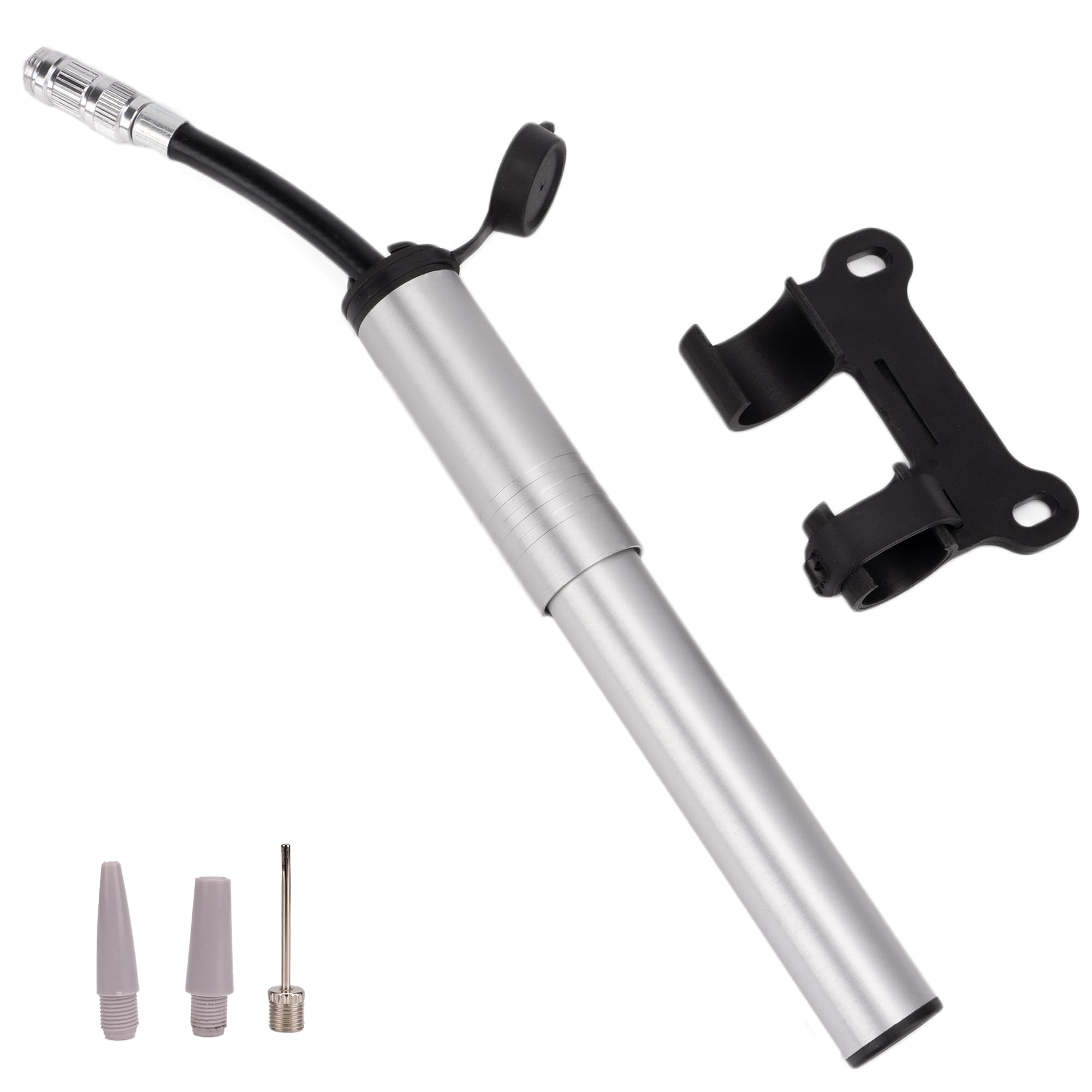 Mini pompe à vélo universelle légère pour valve Presta Schrader et pneu VTT électrique - 7