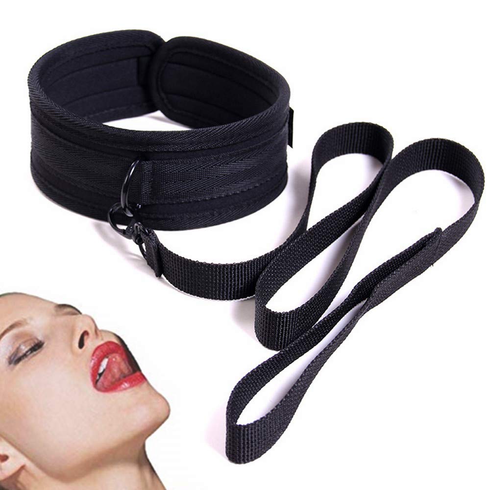 Collar Ajustable de Nailon para Mujer, Negro