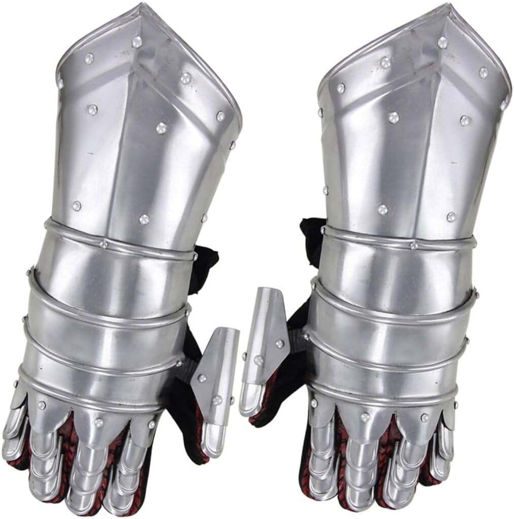 Armory Replicas™ - Medieval Gauntlets Collection for Knights and Enthusiasts - Armored, Milanese, Crusader Hourglass & More