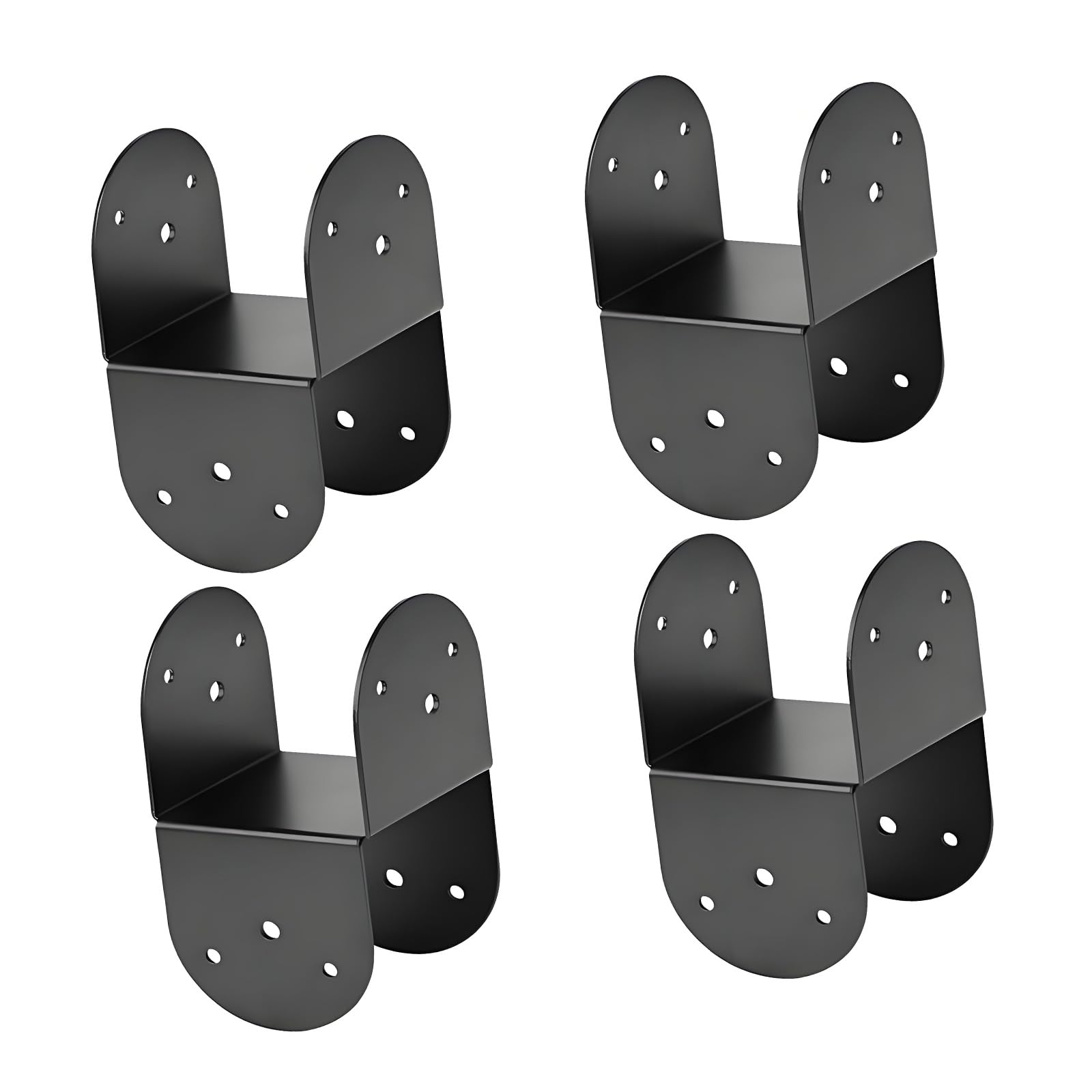 CUNZJIA Strong 4 By 4 Post Mooring Brackets High Strength Fastener for Secure Beam to Poles Connection in Outdoor Structures