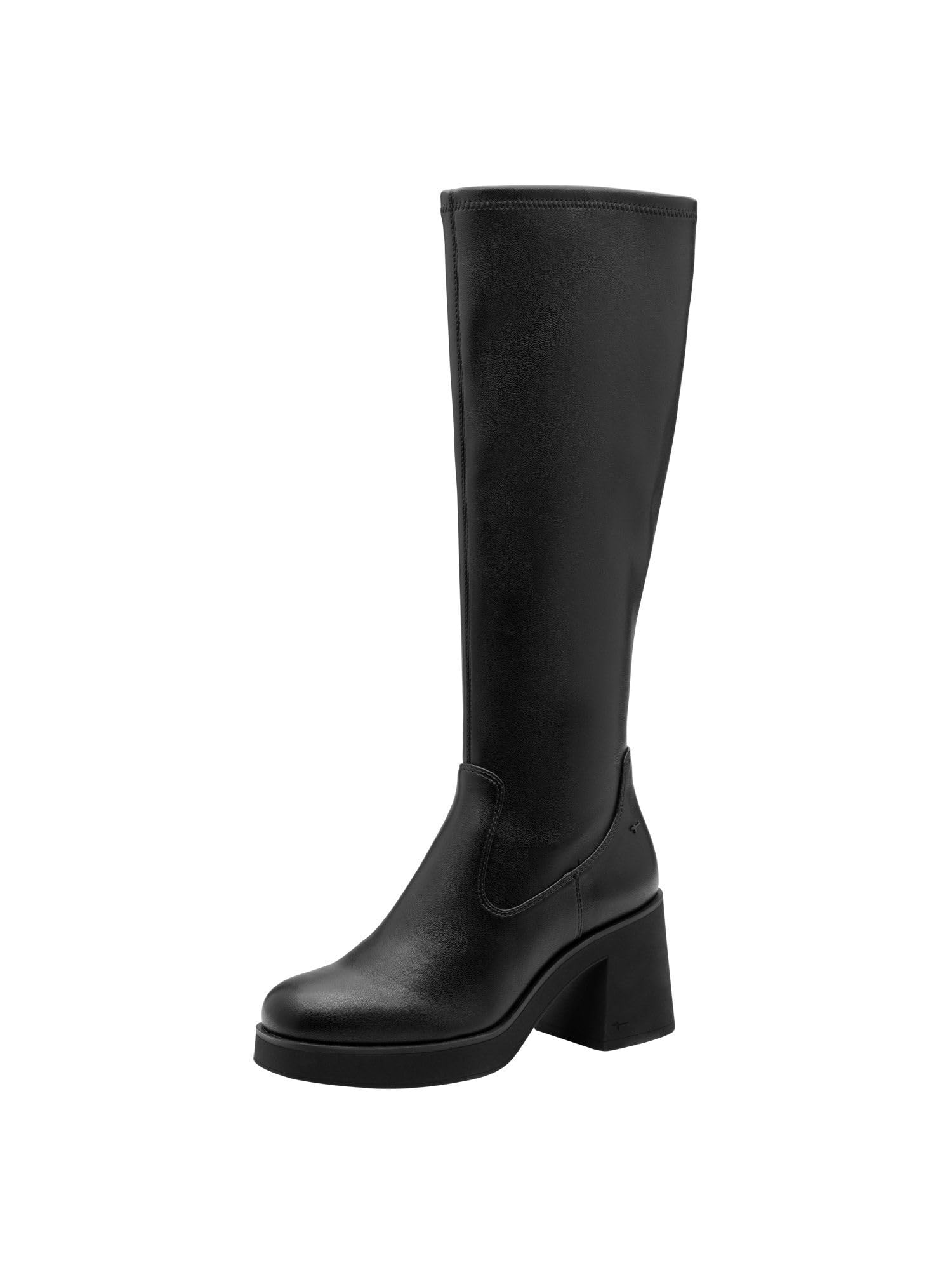 Tamaris Women's Black Heeled Boots, 6 Uk, Banana Heel Ankle Boots