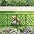 AMAGABELI GARDEN & HOME 10 Panels 24in(H)×10ft(L) Decorative Garden Fences and Borders for Dogs Rustproof Metal No Dig Fence Panels Garden Edging Border for Animal Barrier Flower Beds Yard Patio