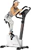 poobooo Upright Exercise Bike with 14 Level Magnetic Resistance Indoor Exercise bikes with LCD and Pulse Rate Display 300 lbs Capacity for Home Office Workout