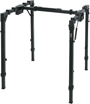 Gator Frameworks Adjustable T-Stand Folding Workstation or Keyboard Stand, Weight Capacity of 250lbs GFW-UTL-WS250