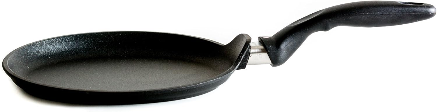 Swiss Diamond 1570 Crepe Pan, Cast Aluminium, 24 cm, Black