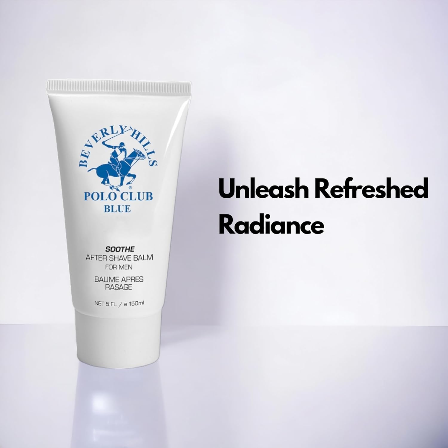 BHPC Blue by Beverly Hills Polo Club After Shave Balm for Men - Soothing Post-Shave Care with Distinctive "Blue" Scent - 5 Fl Oz - Image 3