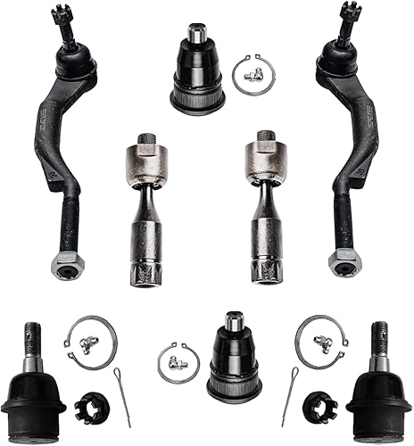 Miniatura 273 de Detroit Axle - Kit de extremo delantero de 14 piezas para Hyundai Tucson 2005-2009 Kia Sportage 2005-2010 2 brazos de control inferiores, 2 rótulas