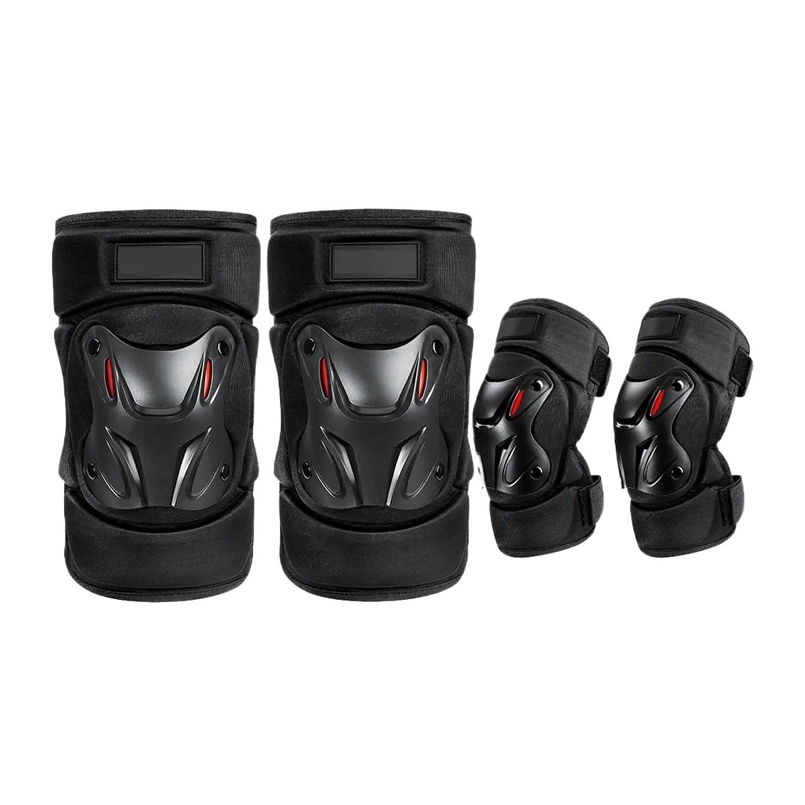 Generico Compatibile for 1 paio di ginocchiere e gomitiere che assorbono gli urti for sport motociclistici caldi