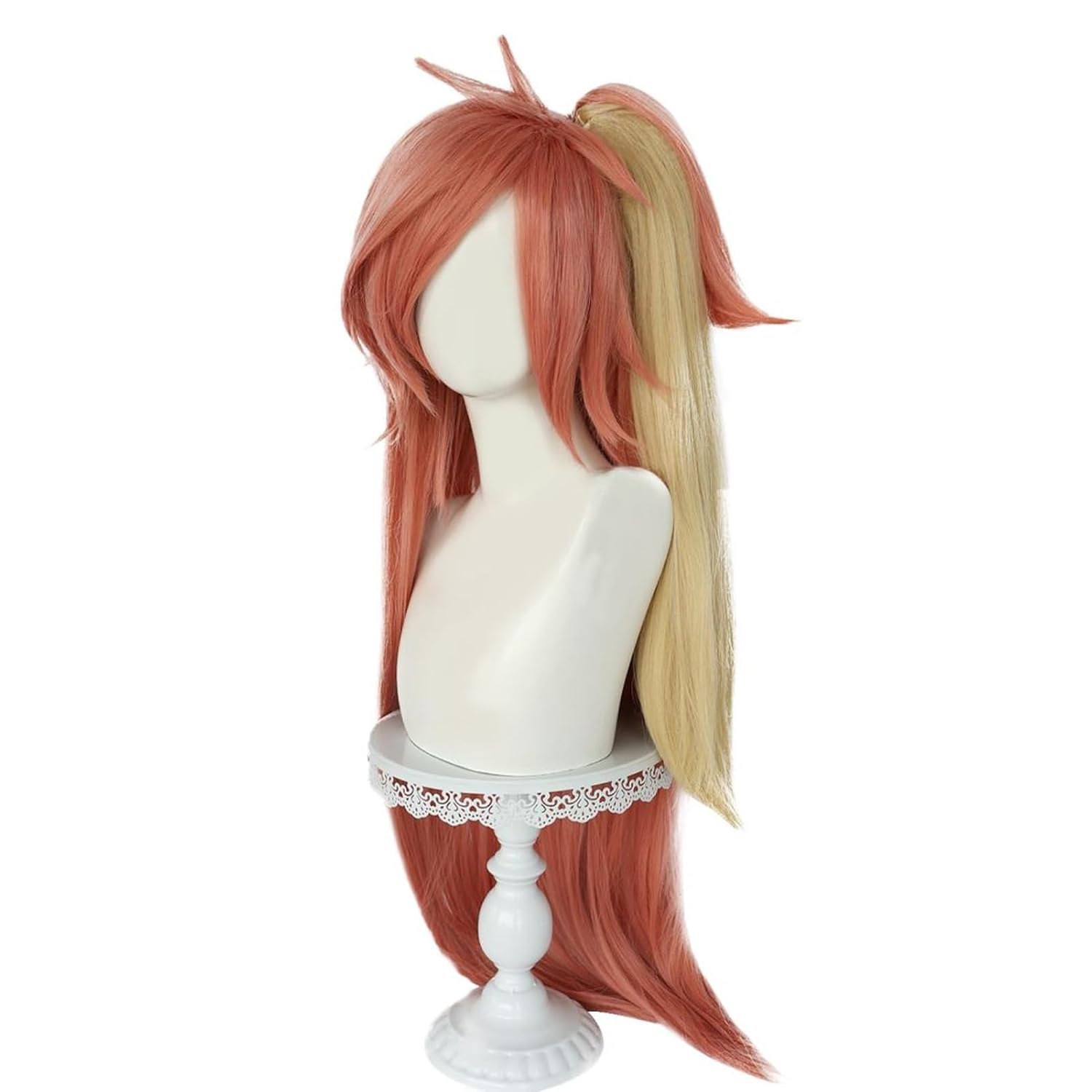 Spiky Cosplay Wig Costume Halloween Wigs for Women Men (Orange)