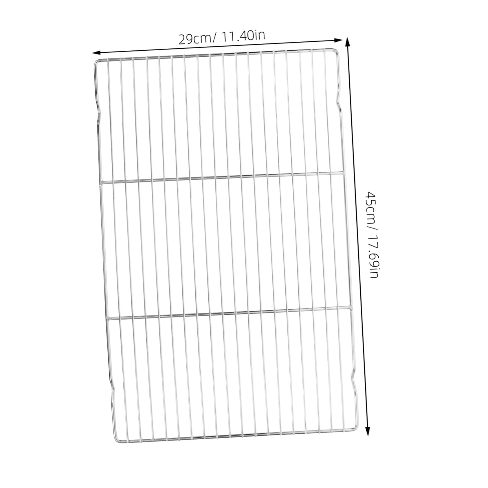 POPETPOP Stainless Steel Cooling Rack Thickened Wire Rack for Baking and Roasting Convenient Oven Grill Rack for Optimal Airflow for Cakes Bread and Meats