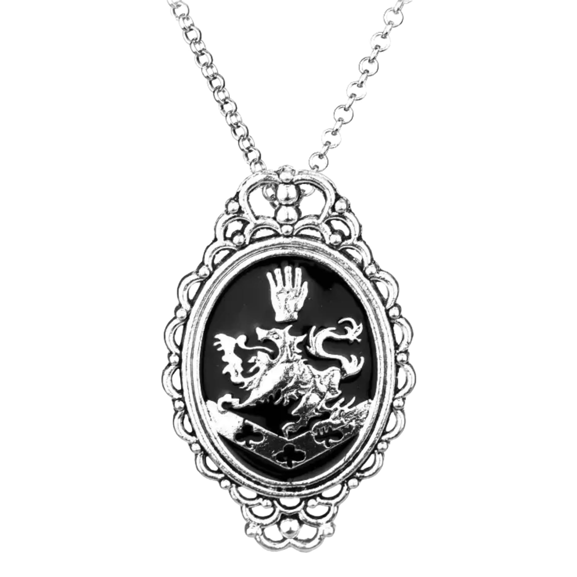 PRINCESS CUTENESS STORE Rosalie Cullen Vampire Crest Pendant Necklace