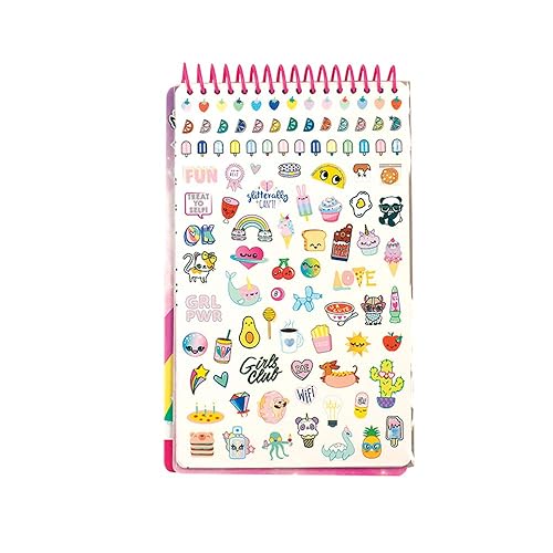 Miniatura 5 de Fashion Angels Llama Shaker - Portafolio compacto de bocetos/libro de bocetos de llama/libro para colorear, marrón/a, 7.6 onzas