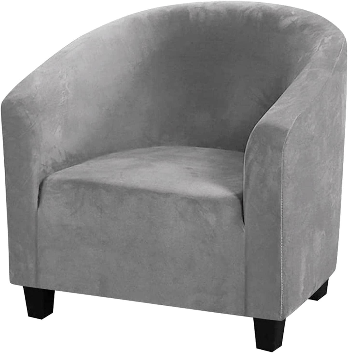 Konsilsa Stretch Club Chair Slipcover, Armchair Tub Chair Covers Furniture Protector for Living Room Arm Chair Cover Spandex Couch Covers (Color : White)