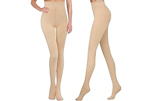 1 Pair Fleece Lined Tights Sheer Women Fake Translucent Warm Pantyhose Leggings...