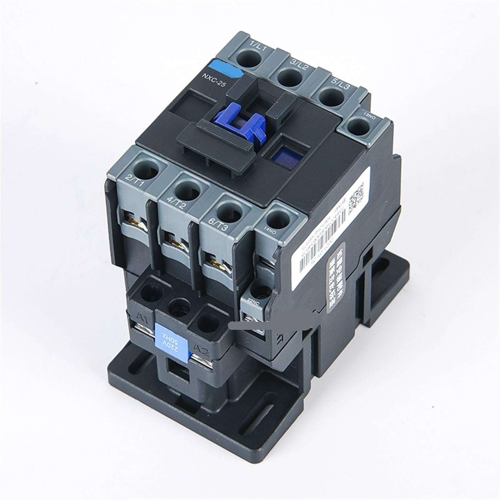 Contacteur CA 25A CJX2-2501 NC 24V pour montage sur rail DIN