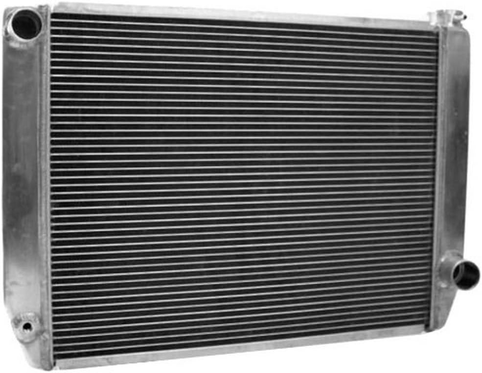 Griffin Radiator 1-55242-XS MaxCool 27.5" x 19" 2-Row Aluminum Race Radiator with 1.25" Tube