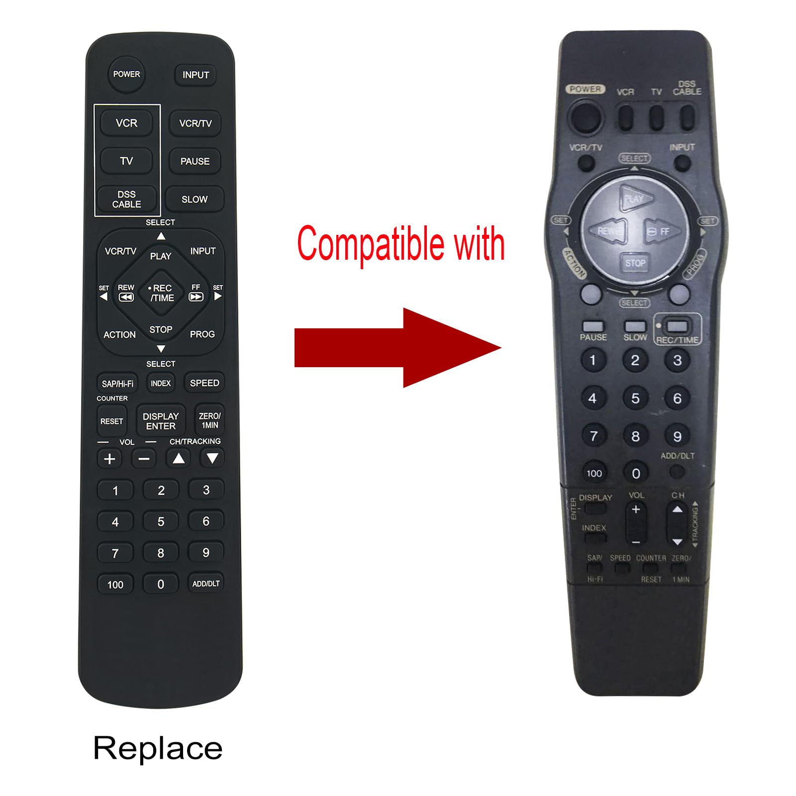 テレビ Koh Panasonic VCR remote control K2V-001848 unit Japan VS9S1257