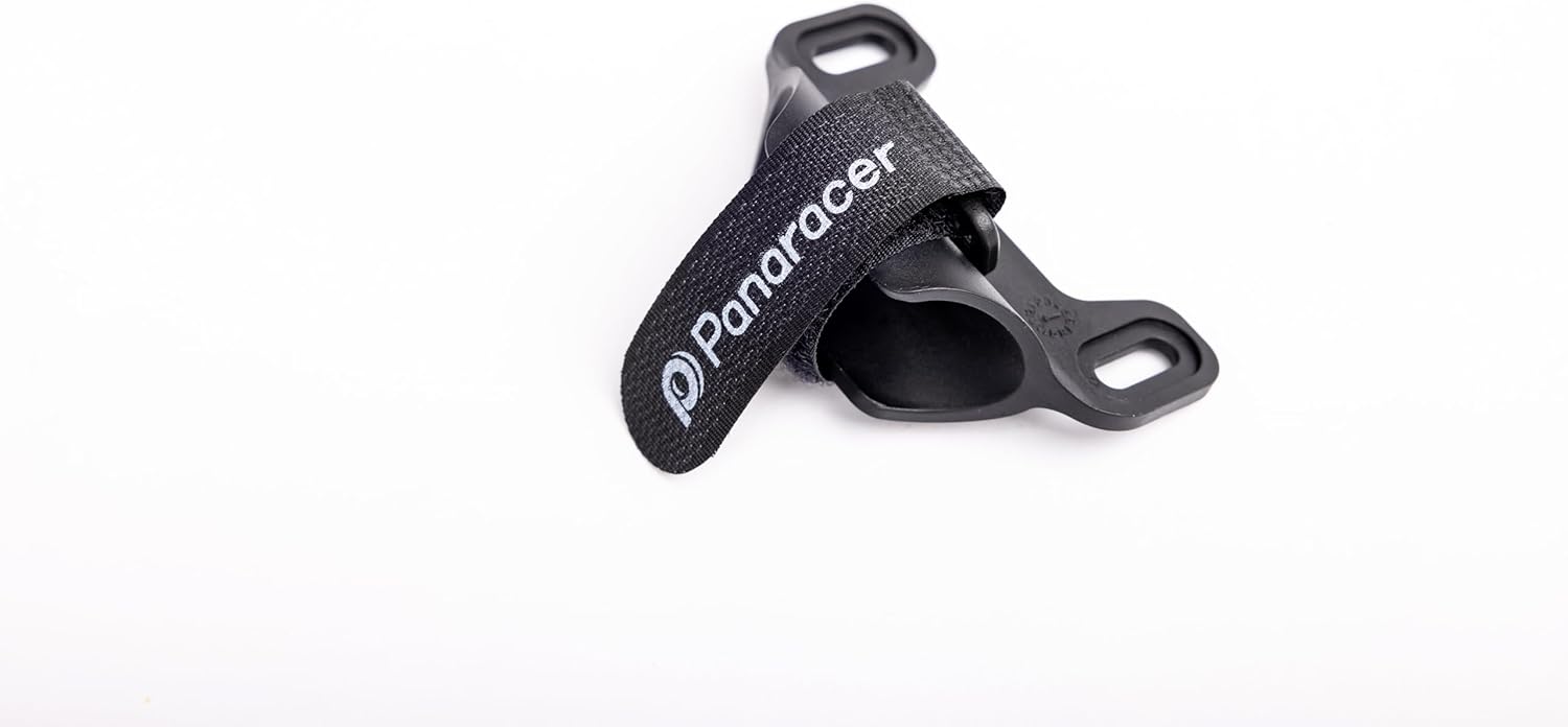Panaracer High-Pressure One-Touch Mini Floor Pump with Gauge, Compatible with Presta and Schrader Valves, Frame Mounting Bracket Included