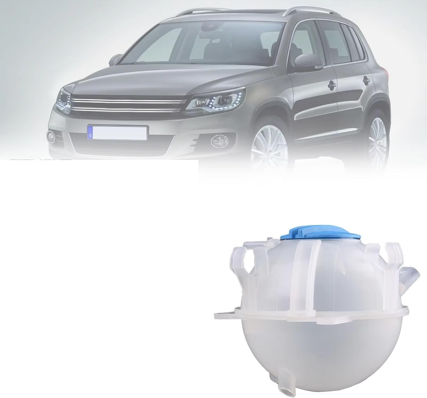 Coolant Tank for Vw Beetle 2012 2016 for Jetta 2005 2016 1K0121407A Coolant Radiator Expansion Tank with Cap