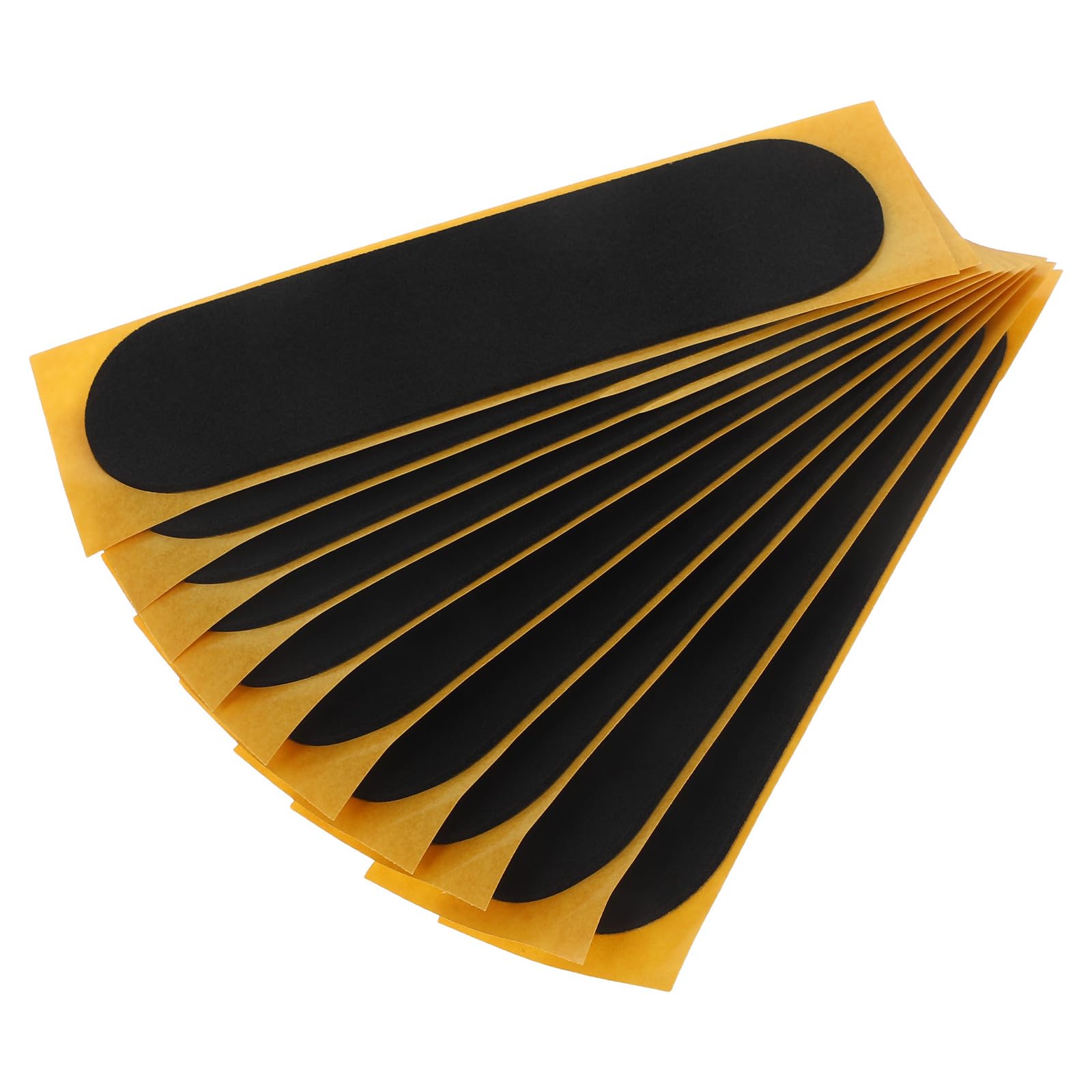 Vaguelly Fingerboard Grip Tape 10Pcs Adhesive Foam Non-Slip Pads 3.94X1.10In for Mini Skateboards Finger Skateboard Accessories for Enhanced Control and Replacement