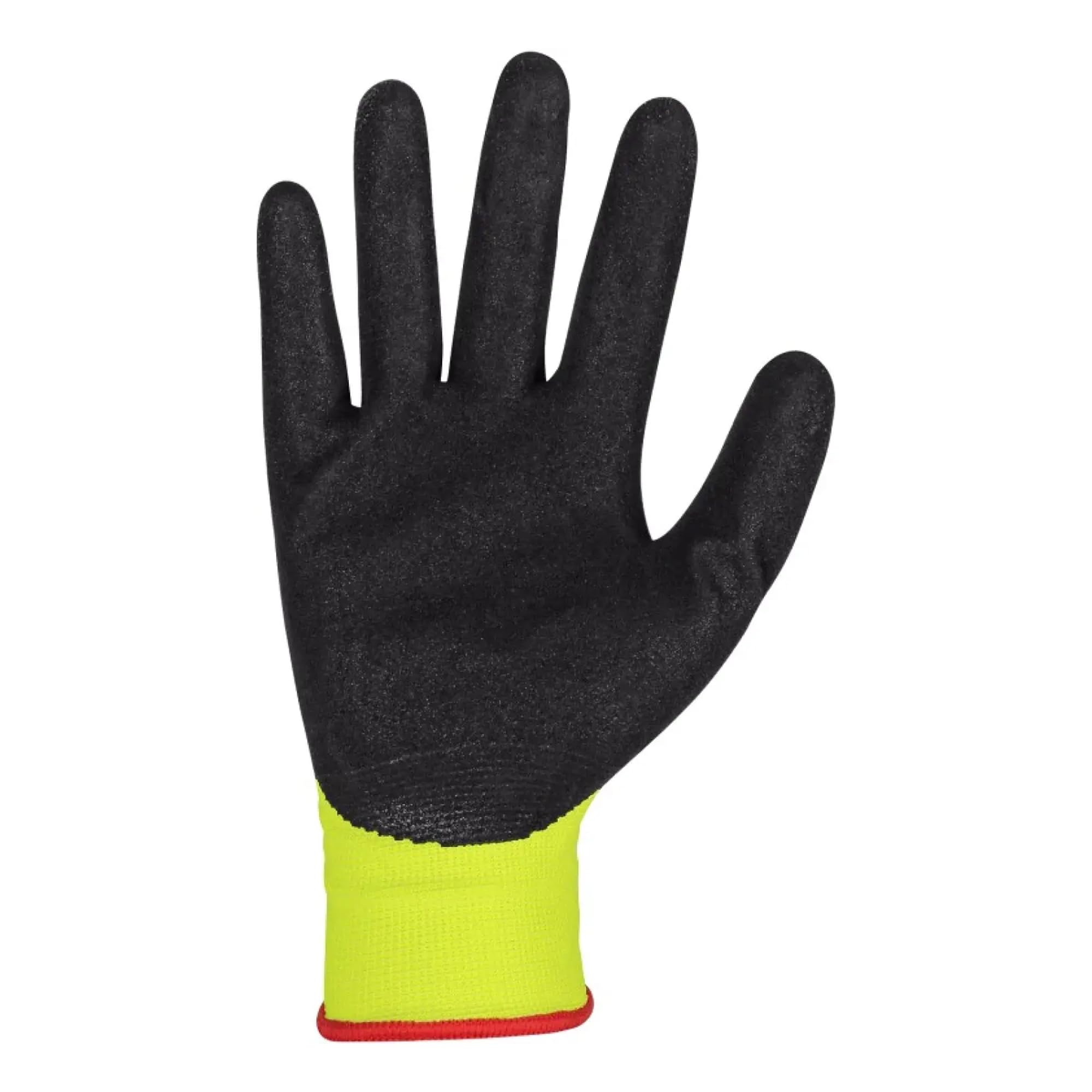 CXS Guantes de Trabajo WAYNA, sin Costuras, Fabricados en poliéster Suave, Recubiertos con Espuma de látex Flexible. para jardinería, Industria, Taller, Agricultura, Antideslizantes (7, 60 Pares)