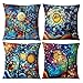GSP Gspirit 4 Pack Cuscini Divano Bellissimo Albero Cotone Biancheria Decorativo Copricuscini Divano 45x45 cm