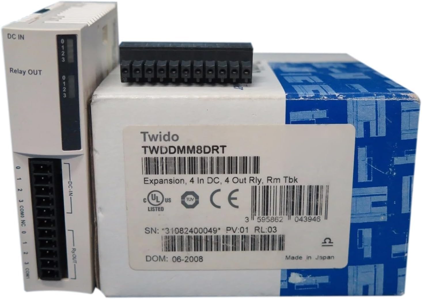 BTYKUYOO TWDDMM8DRT PLC Module TWDDMM8DRT Sealed in Box 1 Year Warranty