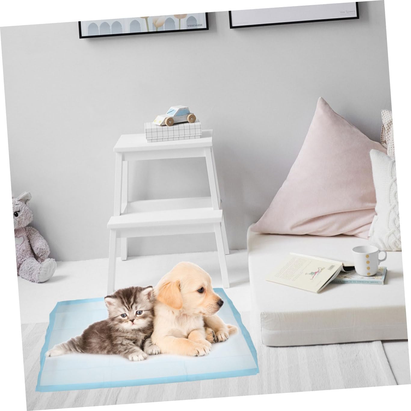 20pcs Dog Pee Pads Disposable Pet Urine Mats Pee Pads for Dogs Washable Pet Changing Mat