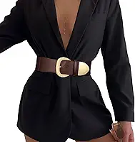 Cinto feminino largo elástico para vestidos, cinto elástico grosso para moda