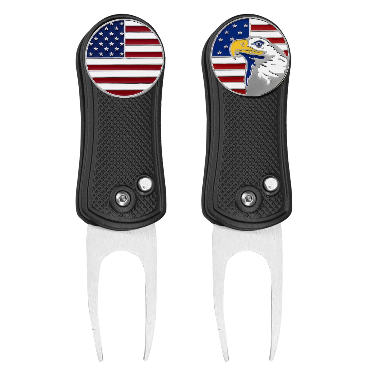 FINGER TEN Golf Divot Repair Tool &amp; Ball Marker