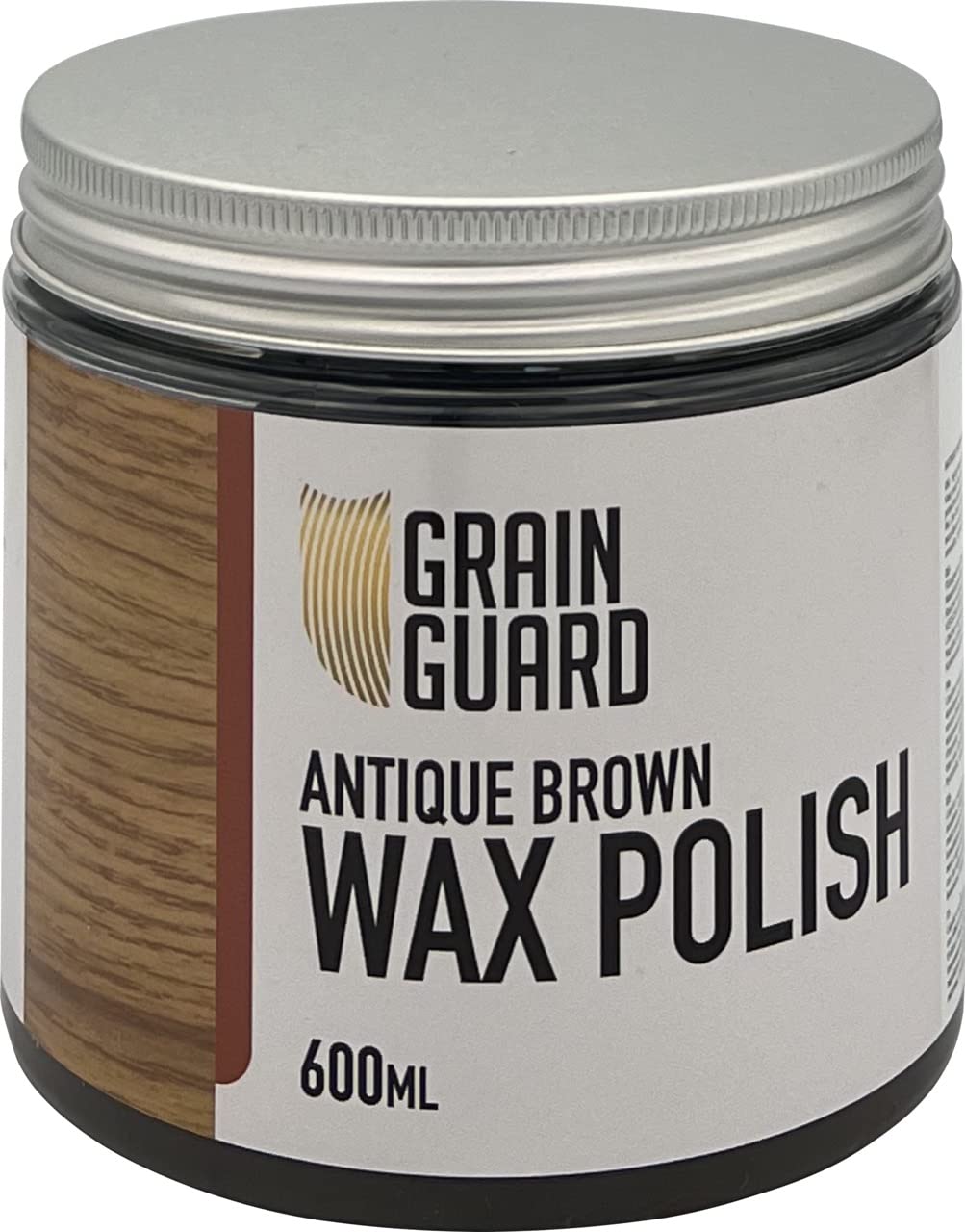 Grain Guard Antique Brown Wax Polish | | Natural Beeswax & Carnauba Furniture Polish | Cleans, Shines And Protects | Non-Toxic & Water Repellent | 600Ml
