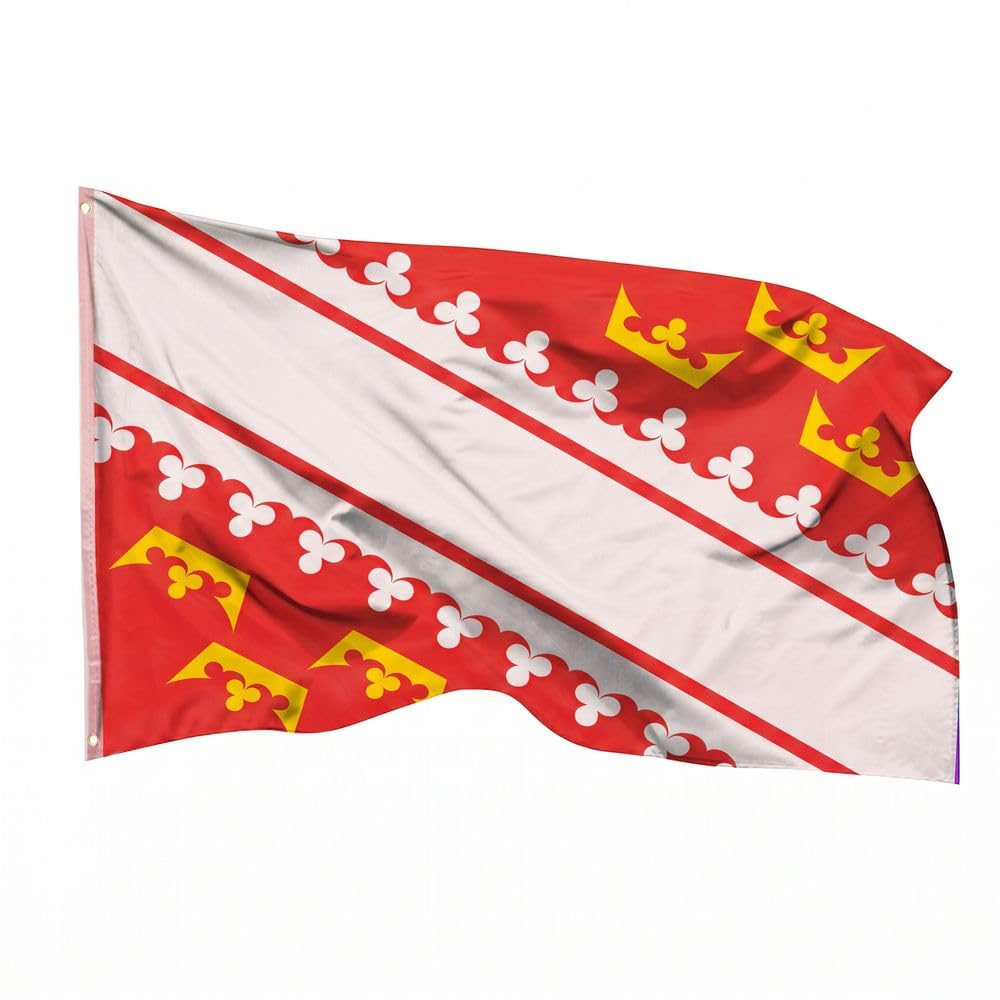 PHENO FLAGS Alsace Flag 90 x 150 cm Weatherproof with Metal Eyelets — image 1